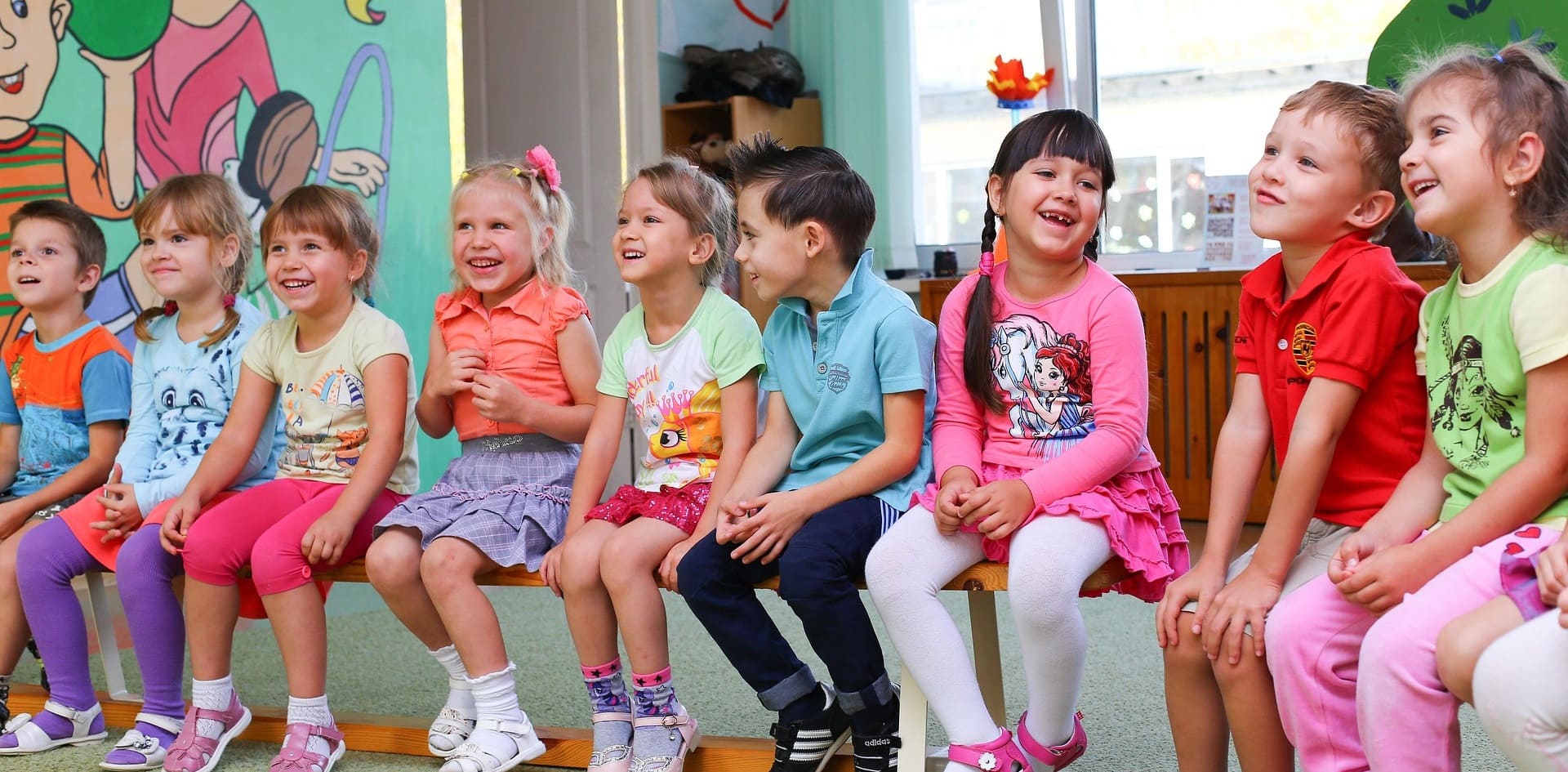 Temporäres Stockfoto eines Kindergartens